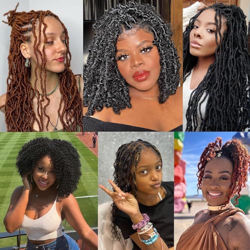 Marley Twist Braiding Hair, Pre-Separated Springy Afro Twist Hair Kinky Twist Crochet Hair Braids for Distressed Soft Locs Spring Twist Hair for Women (Bug#, 12 Inch(Pack of 8))
