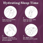 PURPLE CANYON Twilight Deep Sleep Whipped Body Butter 8oz | Lavender Chamomile Night Cream with Magnesium & Melatonin | Hydrating Body Lotion for Skin Care