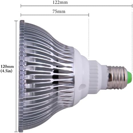 LED Light Bulb for Red Light Therapy, 660nm Deep Red and 850nm Near Infrared Combo, 24W Class