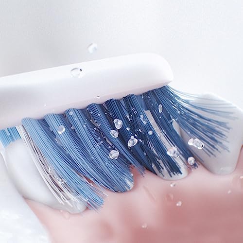 Oral-B Clic Deluxe Starter Kit, Manual Toothbrush with 3 Brush Heads & Magnetic Brush Mount, White