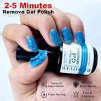LOUINSTIC Gel Nail Polish Remover – Fast, No Soak & No Foils, Safe for Natural Nails, Healthy, Low Odor, Quick Gel Removal in 2-5 Minutes – For Gel Nail Polish & Nail Art, At-Home Manicure Solution
