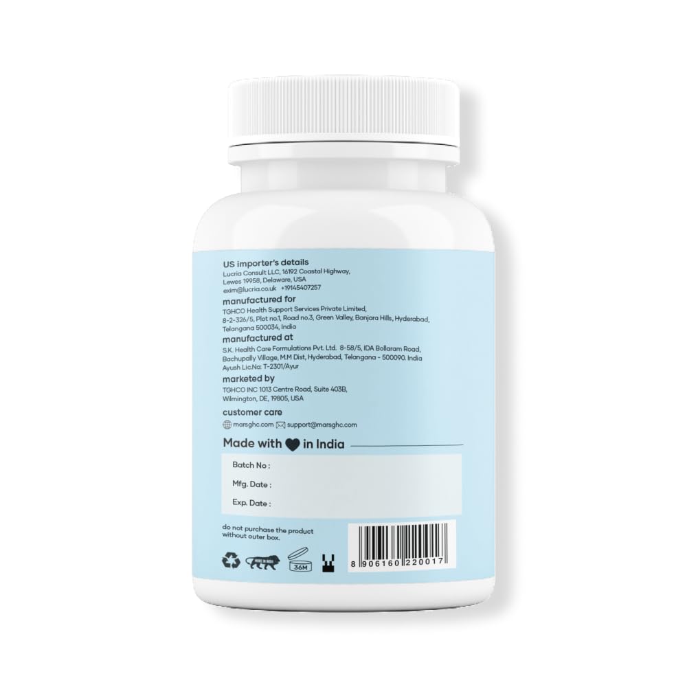 Mars Surgemax Natural Capsules with Shilajit & Safed Musli | 120 Capsules | Pack of 2