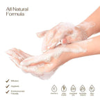 Foaming Hand Soap Pack of 10 - Moisturizing Hand Soap with Aloe Vera and Essential Oils - Alcohol-Free-Hand Wash in Citrus Blend, Lemon, Orange, Lime, Grapefruit Bath Soap Set