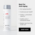 Liquid BioCell Life Liquid Collagen Supplement with Hyaluronic Acid and Type II Collagen - Anti-Aging Drink - 450 mL / 15.2 fl oz with Measuring Table Spoon