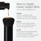 Saie Glowy Super Skin Tint Liquid Foundation - Hydrating Serum Foundation with Lightweight, Medium Coverage - Formulated with Hyaluronic Acid to Hydrate, Brighten and Plump - Shade 20 (1.01 oz)
