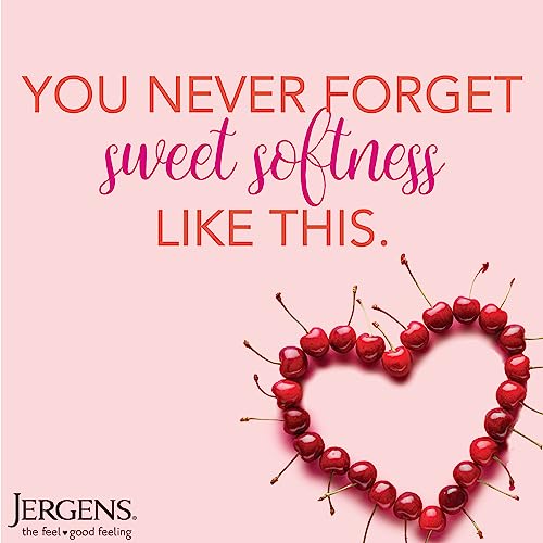 Jergens Original Scent Dry Skin Lotion, Body and Hand Moisturizer for Long Lasting Skin Hydration, with HYDRALUCENCE blend and Cherry Almond Essence, 32 Ounce (Pack of 2)