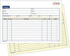 Adams Invoice Book, 2-Part, Carbonless, 5-9/16 x 8-7/16 Inches, 50 Sets per Book, Sold as 6 Pack (DC5840)