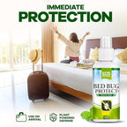 Eco Defense Bed Bug Spray Travel Size - TSA Approved 3 oz – Travel Essentials for Hotel, Cruise, Vacations - with Natural Essential Oils