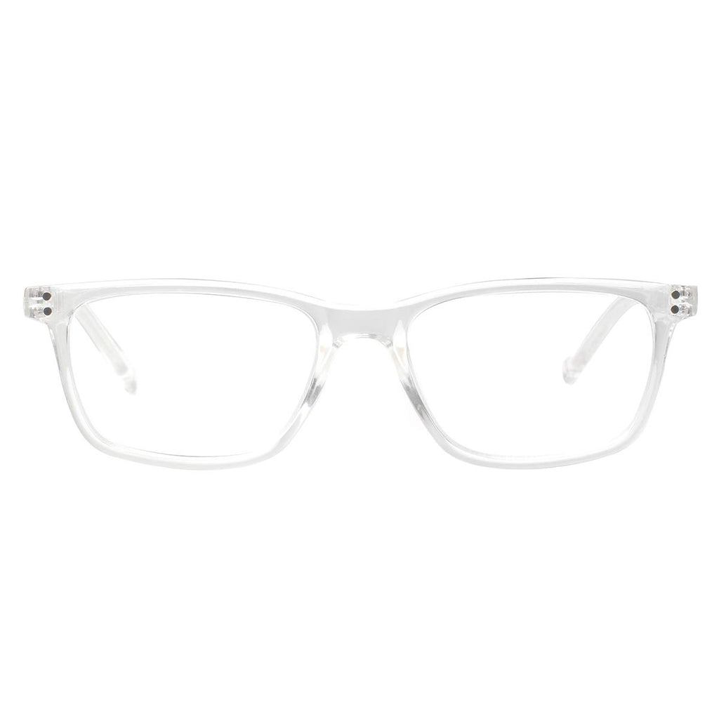 5 Pack Reading Glasses Men Women Spring Hinges Comfortable Glasses for Reading (5 Clear, 1.50)Medium