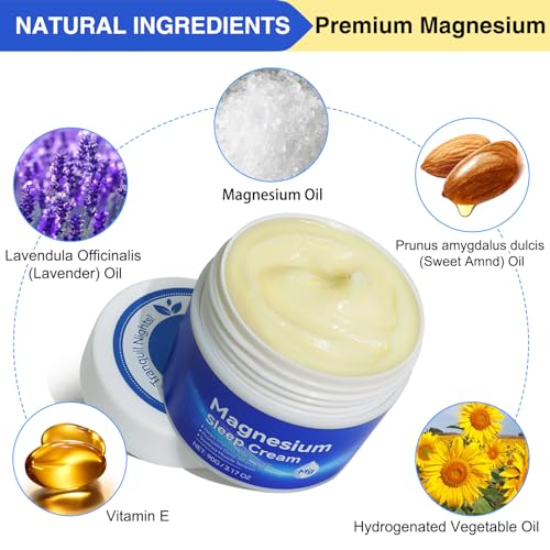Magnesium Oil for Feet, Magnesium Lotion(3.17 OZ), Magnesium Cream, High Concentration Genuine Zechstein 1pack