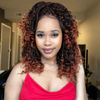 Wodun 10inch Goddess Box Braids Crochet Hair Box Braids Crochet Hair For Black Women Pre Looped Crochet Hair with Curly Ends Bohemian Crochet Box Braids Crochet Hair