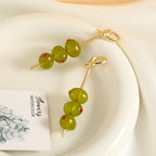 Madison Tyler Green Olive Dangle Earrings for Women Fun Fruit Earrings