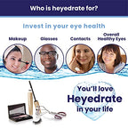 Heyedrate Lid and Lash Cleanser Spray – Gentle, Pure Hypochlorous Acid Spray for Eye Irritation - Fast Acting, Soothing Formula - Everyday Eyelid Cleansing Spray - 1 Ounce Bottle