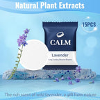 Shower Steamers-15 Pack Shower Bombs with Lavender Scent, Self-Care Presents for Women Who Have Everything, Relaxation Birthday Presents for Women, Valentines Day Presents for Her