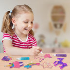 Imagimake Window Art Unicorn | Stained Glass Kit | Unicorn Girls Toys Age 6-8 | 6 Year Old Girl Birthday Gift | Art and Crafts for Girls 8-12 | DIY Suncatcher Kit for 5,6,7,8,9,10,11,12 Year Old Kids