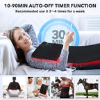 Red Light Therapy for Body, 31" * 11" Red Light Therapy Pad, Dual Chip Grade 360 LEDs 660nm & 850nm Infrared Light Therapy for Body Back Waist Shoulder Knee Joint Pain Relief, Gift for Women Men