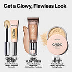 Revlon PhotoReady Candid Glow Moisture Glow Anti-Pollution Foundation with Vitamin E and Prickly Pear Oil, Anti-Blue Light Ingredients, without Parabens, Pthalates, and Fragrances, Almond, 0.75 oz