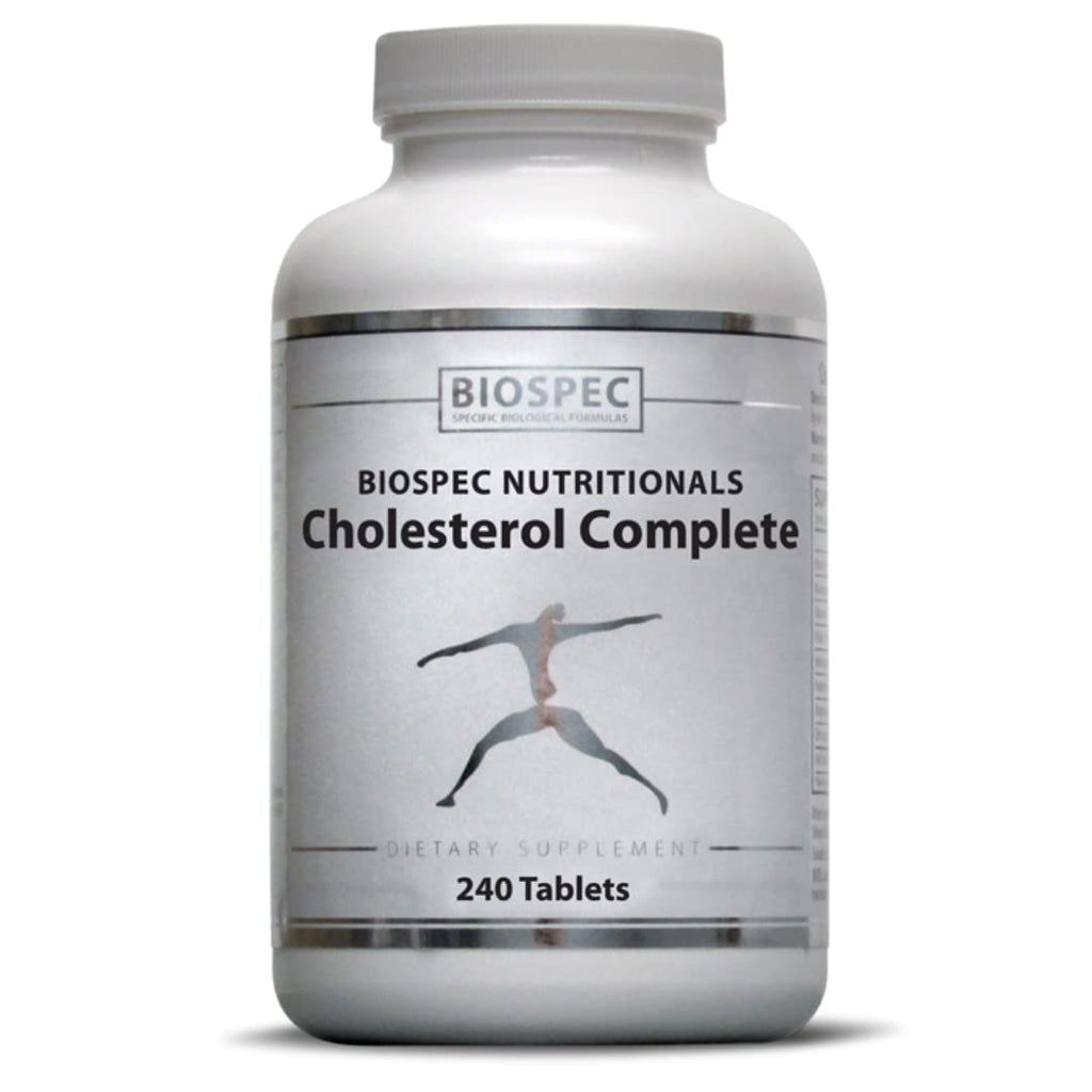BIOSPEC NUTRITIONALS Cholesterol Complete - Natural Cholesterol Support for Cardiovascular and Heart Health* - Red Yeast Rice, CO-Q-10, Hawthorn, Magnesium (240 Tablets)