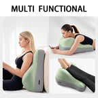 XYHOMECP 7 in 1 Multifunctional Slope Pillow,Butt Cushion for Couples Pregnanly Pillow to Read in Bed Waist Cushion at Home Sitting,with Memory Sponge,Comfortable and Breathable, Green