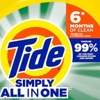 Tide Simply Liquid Laundry Detergent, Daybreak Fresh, 168 oz, 128 Loads