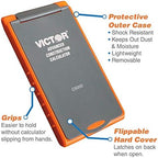 Victor C6000 Advanced Construction Calculator with Protective Case Displays in Fractional or Dimensional Forms Perfect for Carpenters, Renovators,Builders, Contractors, Estimators
