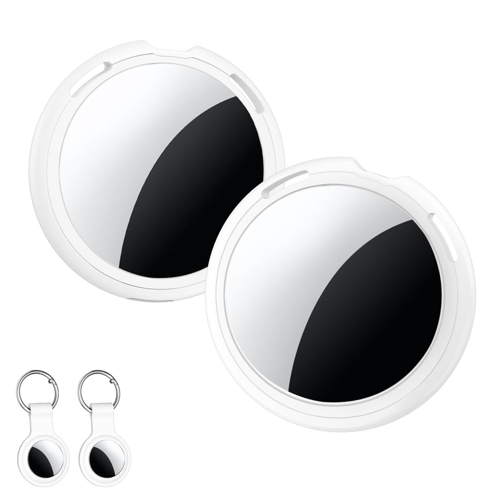 2 Pack Tracker Tags Finder Apple Find My MFi Certified Waterproof iOS Only