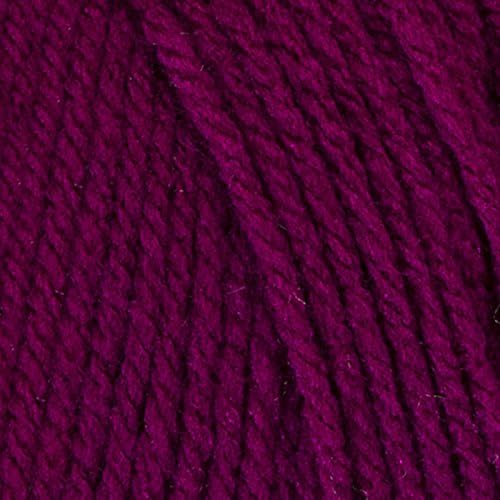 Red Heart with Love Boysenberry E400-1907 (3-Skeins - Same Dye Lot) Worsted Medium #4 Acrylic Yarn for Crocheting and Knitting with Project Bag