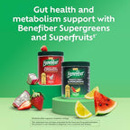 Benefiber Prebiotic Fiber + Superfruits Dietary Supplement, Strawberry Dragon Fruit Flavor, 8.8 oz (250g)
