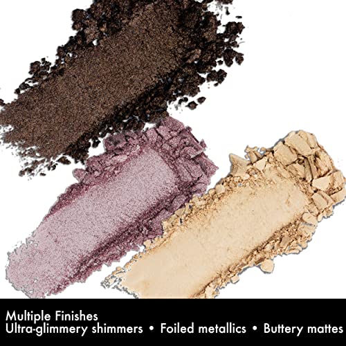 LORAC PRO Matte & Shimmer Eyeshadow Palette, Metallic High Pigmented, Mirror Compact