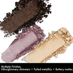LORAC PRO Matte & Shimmer Eyeshadow Palette, Metallic High Pigmented, Mirror Compact
