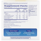 Emergen-C Crystals, On-the-Go Emergen-C Immune Support Supplement with Vitamin C, B Vitamins, Zinc and Manganese, Orange Vitality - 56 Stick Packs