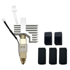 HzdaDeve 0.4MM Ceramic Hotend for Centauri Carbon Print Head Extruder Kit Hot End Heat Sink Hardened Steel Brass Nozzles with Extra 2PK Silicone Cover and 2PK Nozzle Brushes for Elegoo Centauri