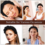 Headband for Spa, Makeup Removal, Shower, and Skincare - Sponge Headband (White)