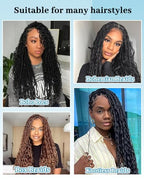 Flagship Human Braiding Hair for Boho Braids 16 Inch 2 Bundles 100g Deep Wave Bulk Human Boho Hair for Braiding 12A Virgin Curly Human Hair for Boho Knotless Braids Human Hair Bundles P27/613