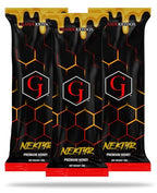 Grande Johnson - Nektyr - Organic Premium Natural Pure Honey with Jelly Bee Pollen - Pack of 3