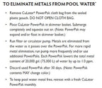 CuLator Metal Eliminator & Stain Preventer for Pools & Spas PowerPak 1.0