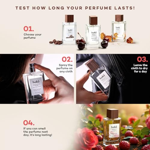 HOKO Crush No. 3 - Premium Impression of Lost Cherry | Extrait de Parfum, 1.7Oz | Cherry, Almond, Jasmine & Vanilla | Long-Lasting inspired Unisex Perfume | Vegan & Paraben-Free