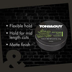 Toni & Guy Men Mattifying Putty, 2.7 oz (Toni&Guy Workable Matte Paste 75ml)