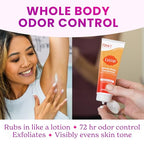 Lume Whole Body Deodorant - Invisible Cream Tube and Solid Stick - 72 Hour Odor Control - Aluminum Free, Baking Soda Free, Skin Safe - 3.0 Ounce Tube and 2.6 Ounce Solid Stick Bundle (Clean Tangerine)