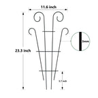 Thealyn 4 Pack 23 Inch Plant Trellis for Potted Plants
