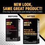 GNC Mega Men Energy & Metabolism Multivitamin | Antioxidants and Increased Calorie Burning | 90 Count