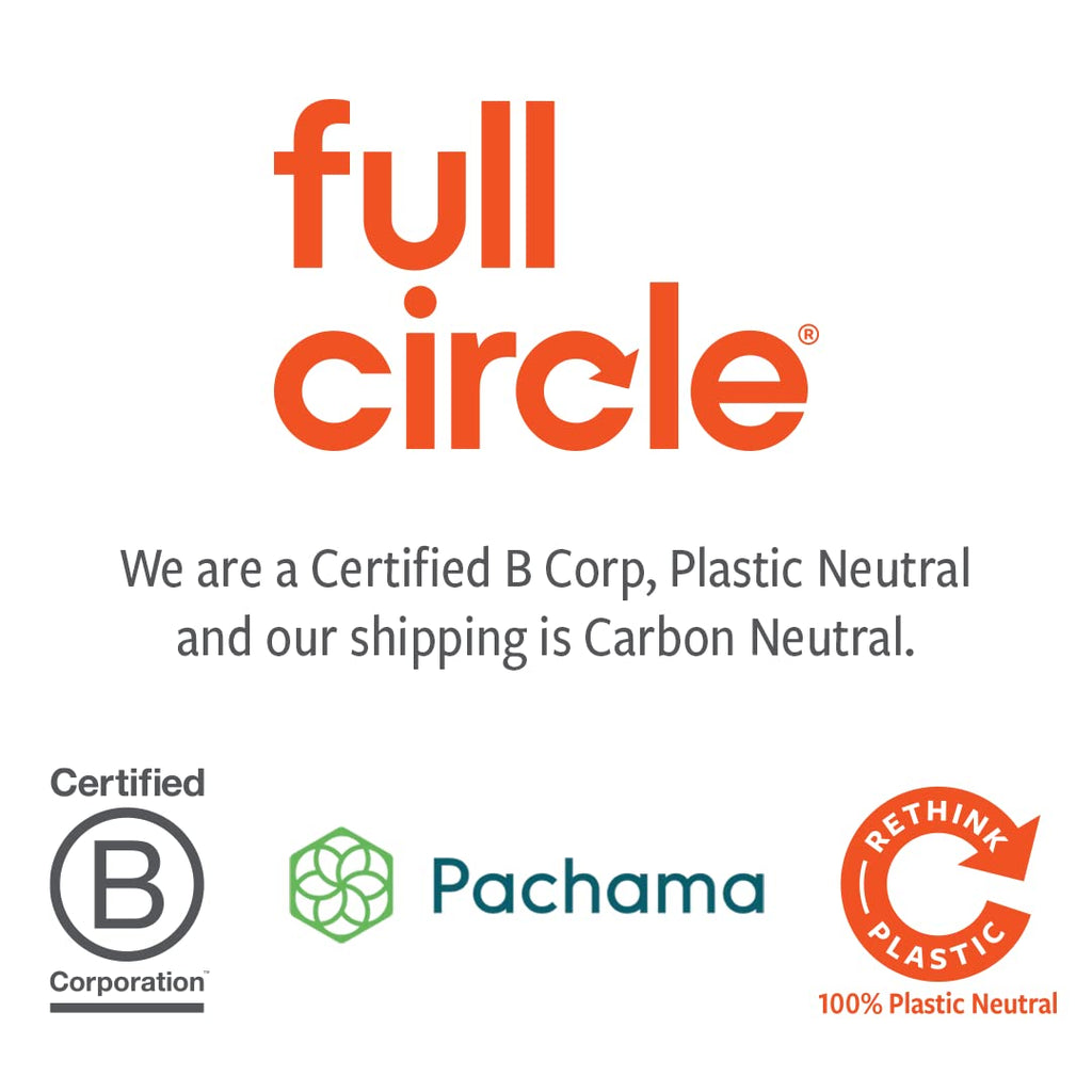 Full Circle Bubble Up Combo — Family Safe, Formaldehyde-Free – Gray Ceramic Soap Dish with Plant-Based Sponge & Bamboo Dish Brush – Versatile Kitchen Scrub Brush Set for Pots, Pans, Counter & Ovens