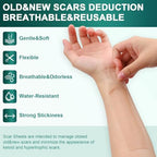 Silicone Scar Sheets, Silicone Scar Tape (1.6"x 120" Roll-3M), Reusable and Effective Scar Removal Sheets, Silicone Scar Removal Sheets for Surgical Scars, Healing Keloid, C-Section, Tummy Tuck