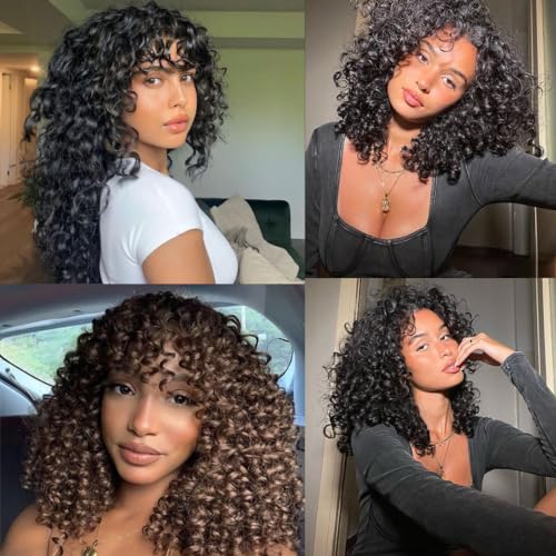 Pretwisted Gogo Curl Crochet Hair 14 Inch 8 Packs Short Curly Crochet Hair for Women Pre looped Ocean Wave Crochet Hair Water Wave Crochet Hair Deep Wave Crochet Braiding Hair(14 inch 8 packs 1B/Grey)