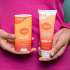 Lume Whole Body Deodorant - Invisible Cream Tube and Solid Stick - 72 Hour Odor Control - Aluminum Free, Baking Soda Free, Skin Safe - 3.0 Ounce Tube and 2.6 Ounce Solid Stick Bundle (Clean Tangerine)