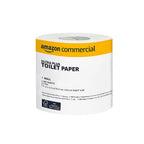 AmazonCommercial 2-Ply Ultra Plus Toilet Paper, Bath Tissue, Soft and Strong, Septic Safe, Unscented, 400 Sheets per Roll, 80 Individually Wrapped Rolls for Business Use