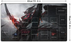 New Playmat Destiny Hero Destroy Phoenix Enforcer TCG Trading Card Game Mat with Zones + Free Bag (ZD039-427-A)