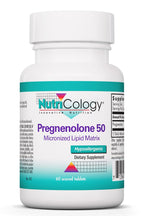 NutriCology Pregnenolone 50 mg - Micronized Hormone Precursor - Stress & Well-Being Support - Enhanced Absorption Formula - 60 Servings - 60 Tablets