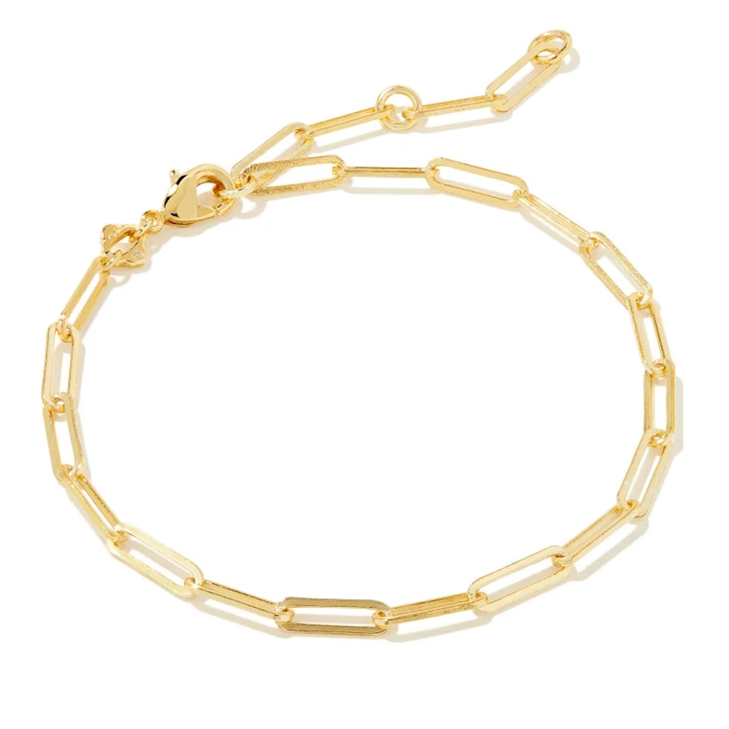 Kendra Scott Courtney Paperclip Bracelet in 14k Gold-Plated Brass, Fashion Jewelry for Women