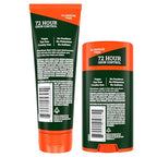 Mando Whole Body Deodorant - Invisible Cream Tube and Solid Stick - 72 Hour Odor Control - Aluminum Free, Baking Soda Free, Skin Safe - 3.0 Oz Tube and 2.6 Oz Solid Stick - Clover Woods